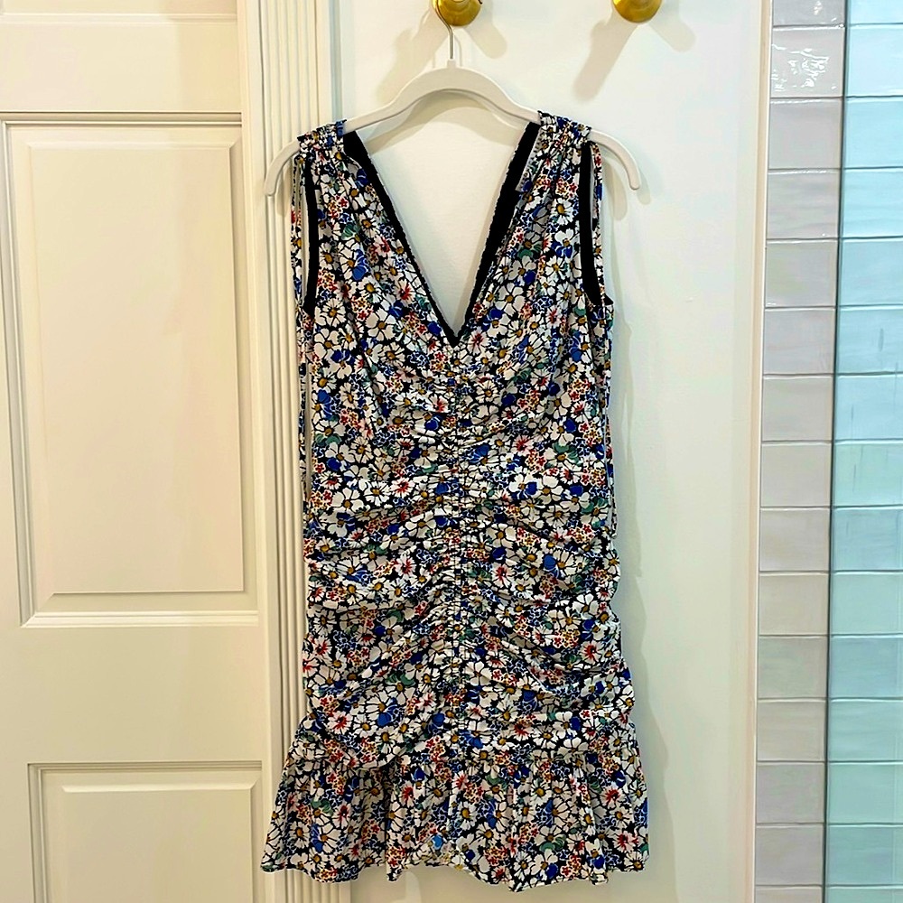 Veronica Beard Floral Mini Dress - Size 4
